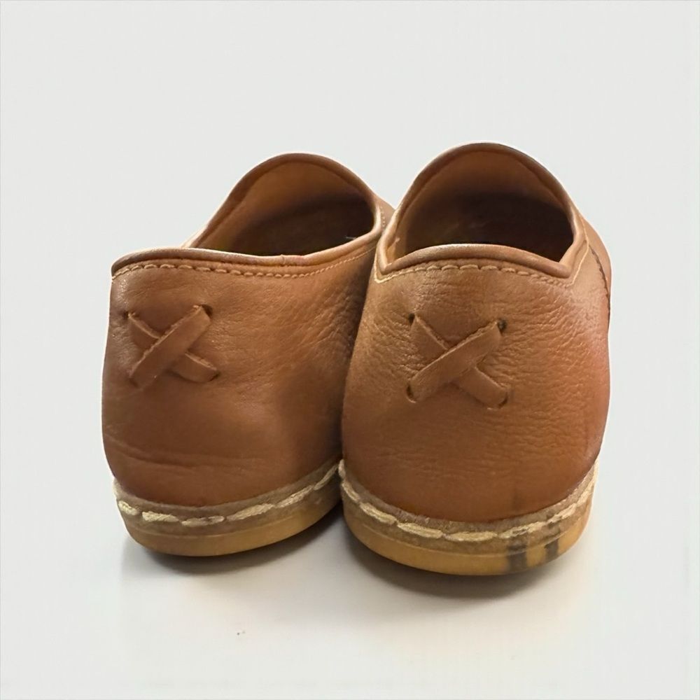Charix Leather Slip-On Shoes Camel - Picture 4 of 7